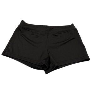 SUPRNOWA Boy Cut Low Rise Booty Shorts in Black